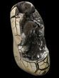 Polished Septarian Geode - Removable Section #79335-5